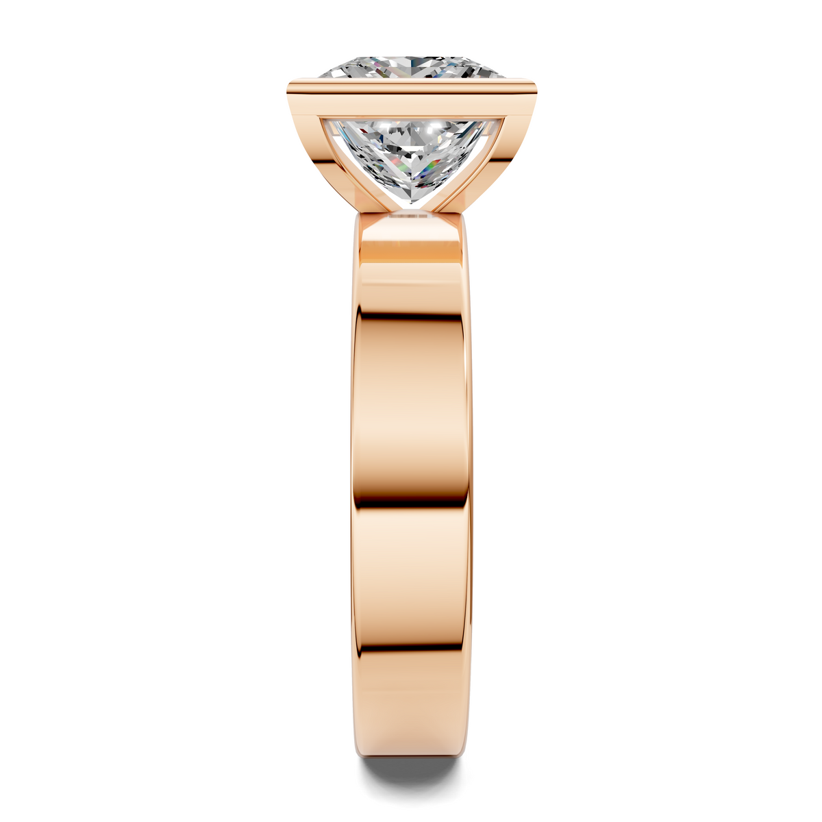 Jackie Bezel Solitaire Ring