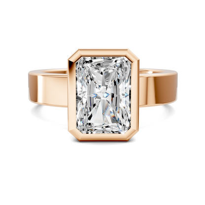 Jackie Bezel Solitaire Ring