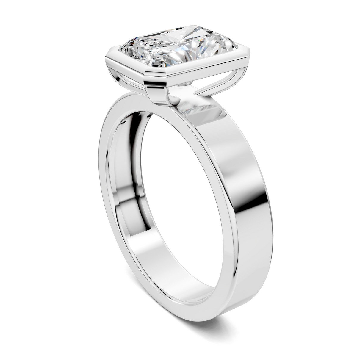 Jackie Bezel Solitaire Ring