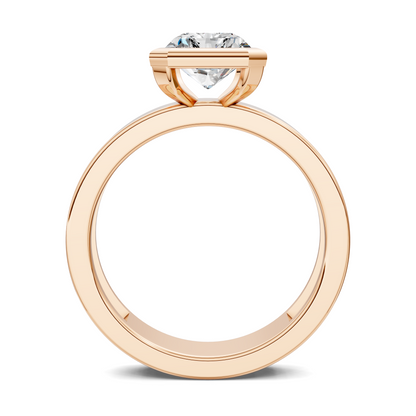 Jackie Bezel Solitaire Ring