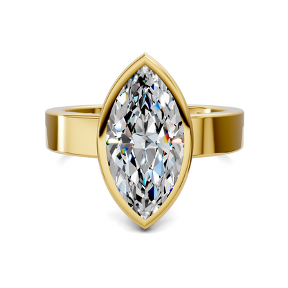 Jackie Bezel Solitaire Ring