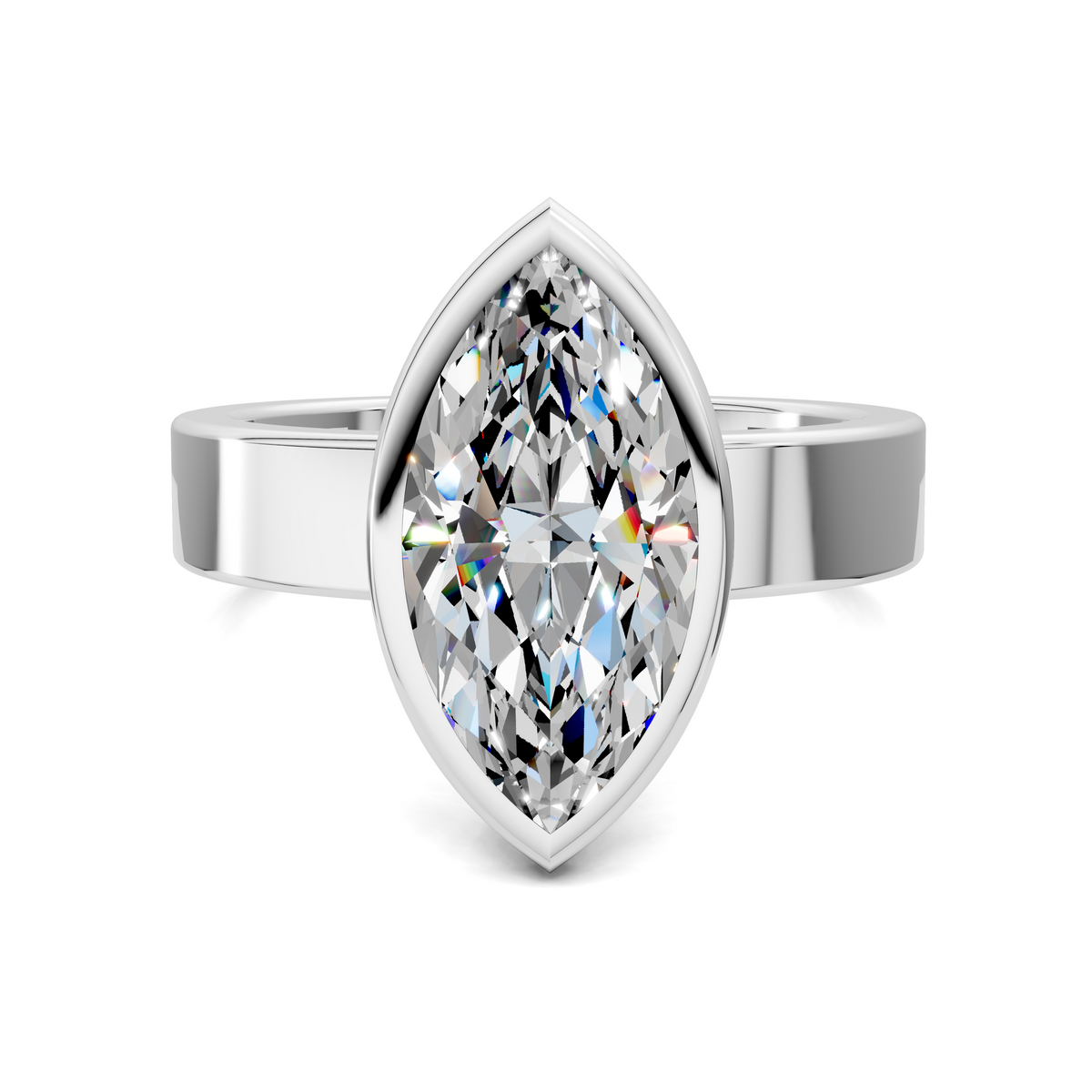 Jackie Bezel Solitaire Ring