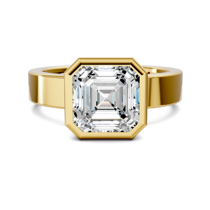 Jackie Bezel Solitaire Ring