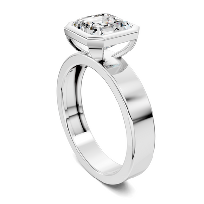 Jackie Bezel Solitaire Ring