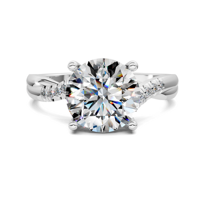 Destiny Twisted Pavé Ring