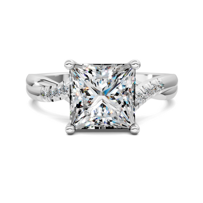 Destiny Twisted Pavé Ring