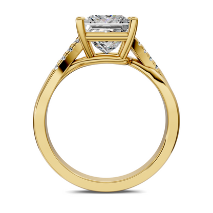 Destiny Twisted Pavé Ring