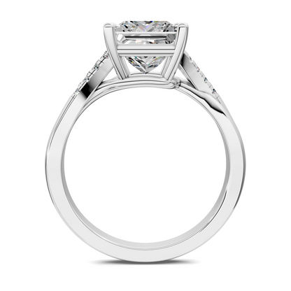 Destiny Twisted Pavé Ring