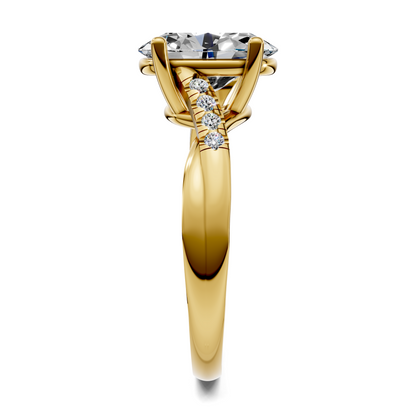 Destiny Twisted Pavé Ring