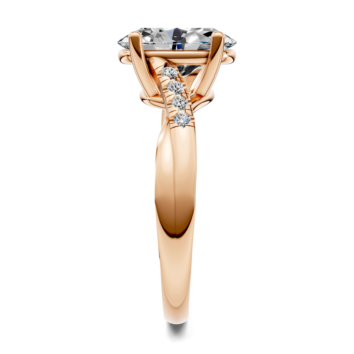 Destiny Twisted Pavé Ring