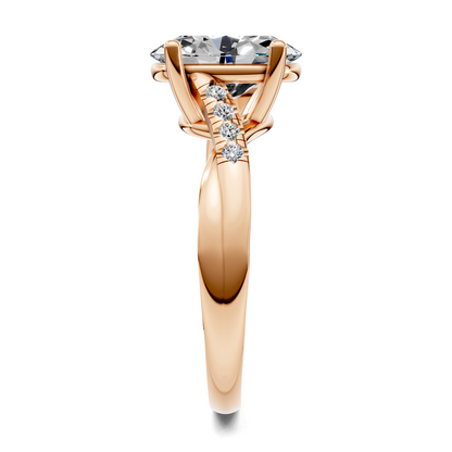 Destiny Twisted Pavé Ring