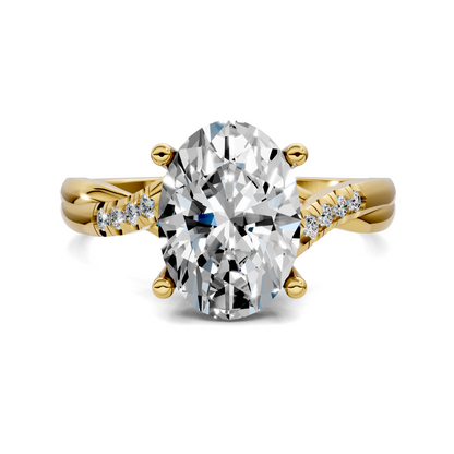 Destiny Twisted Pavé Ring