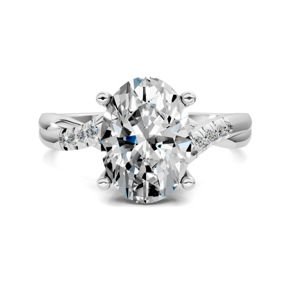 Destiny Twisted Pavé Ring