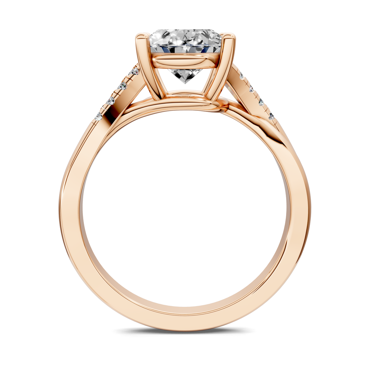 Destiny Twisted Pavé Ring