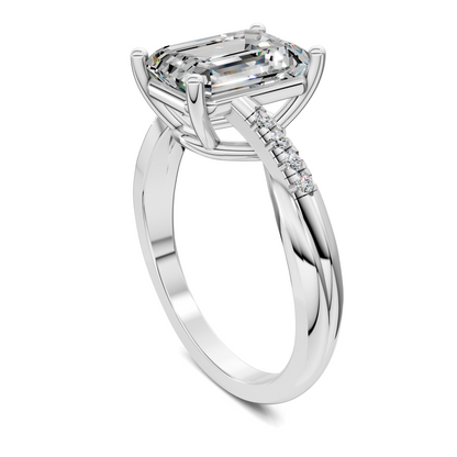 Destiny Twisted Pavé Ring