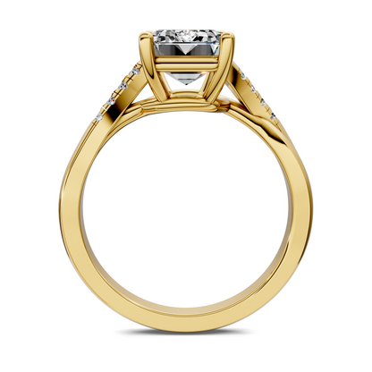 Destiny Twisted Pavé Ring