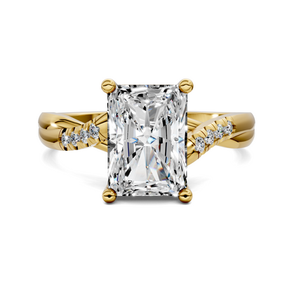 Destiny Twisted Pavé Ring