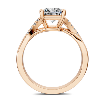 Destiny Twisted Pavé Ring