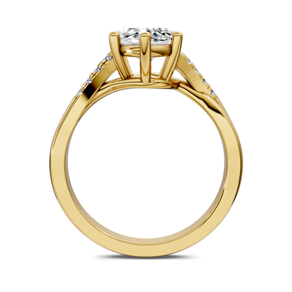 Destiny Twisted Pavé Ring