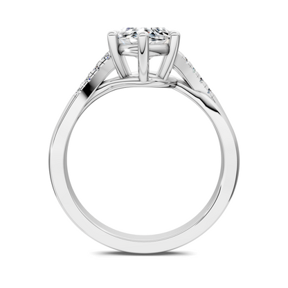Destiny Twisted Pavé Ring