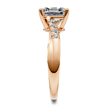 Destiny Twisted Pavé Ring
