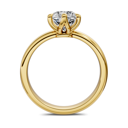 Leanne Floral Basket Ring
