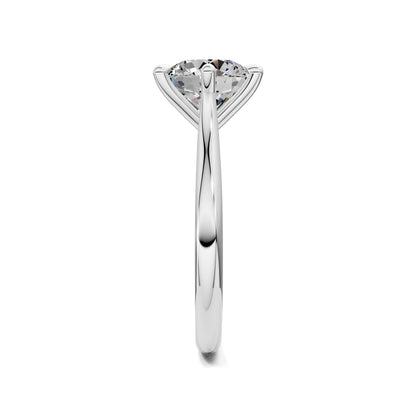 Michelle Solitaire Engagement Ring – 2ct Round Lab Grown Diamond