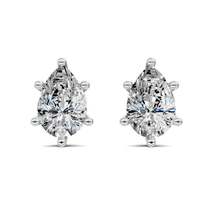 Pear Cut Basket Studs