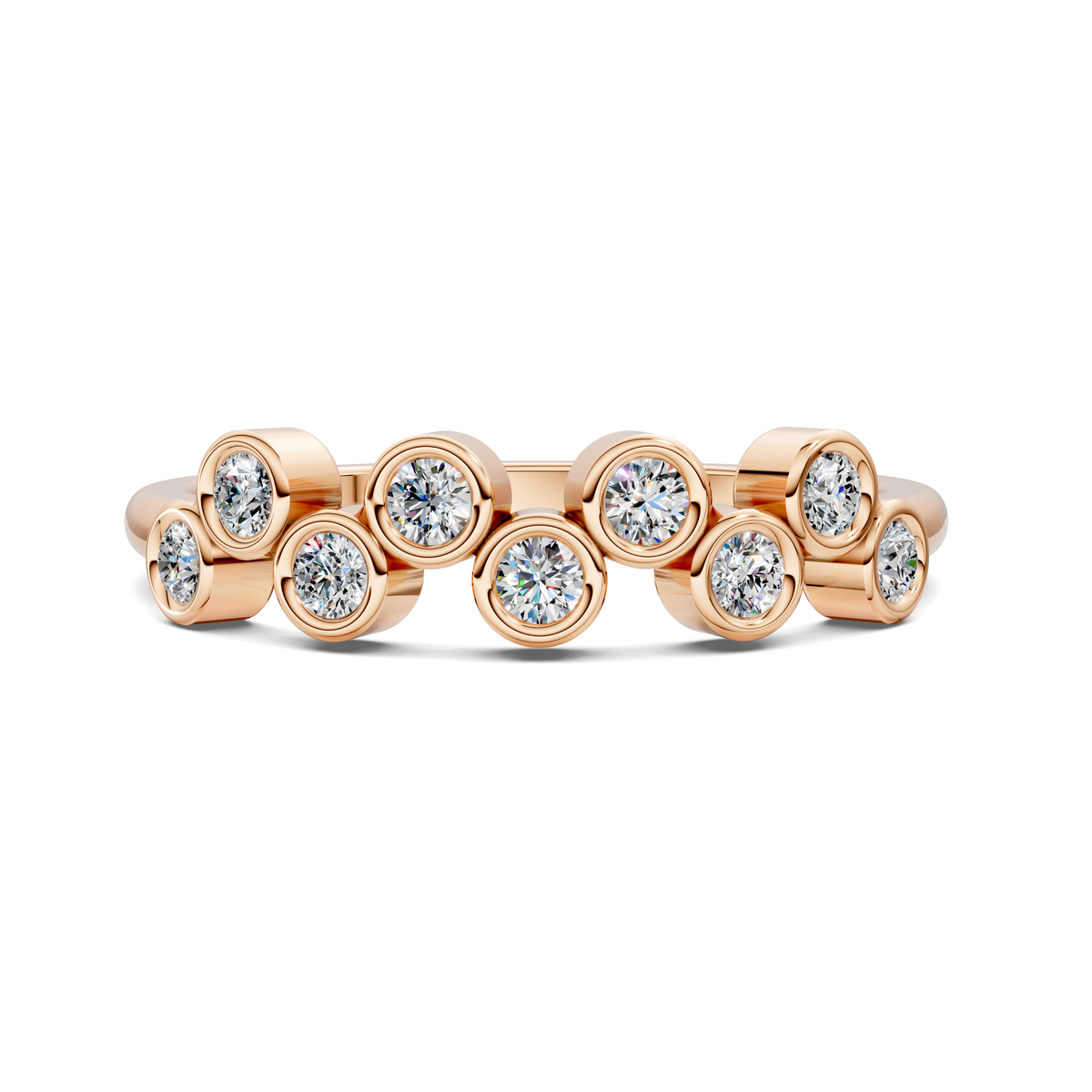 Amiri Zig Zag Bubble Ring