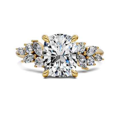 Alma Floral Cluster Ring