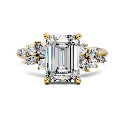 Alma Floral Cluster Ring