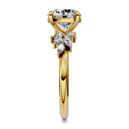 Alma Floral Cluster Ring