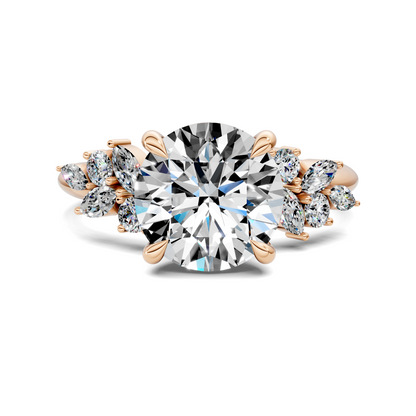Alma Floral Cluster Ring