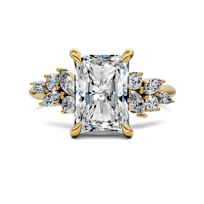 Alma Floral Cluster Ring