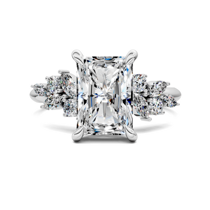 Alma Floral Cluster Ring