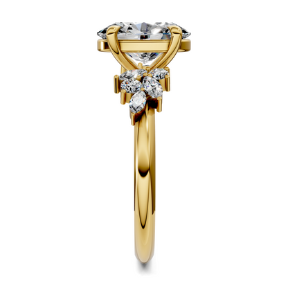 Alma Floral Cluster Ring