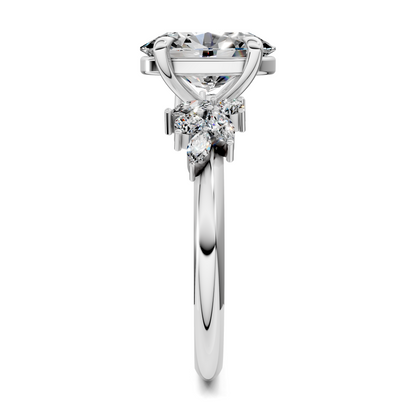 Alma Floral Cluster Ring