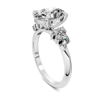 Alma Floral Cluster Ring