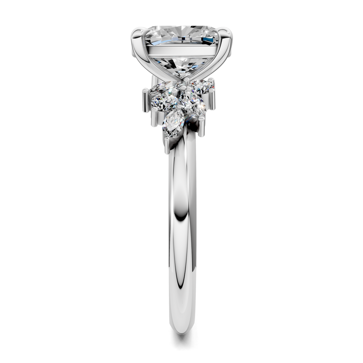Alma Floral Cluster Ring