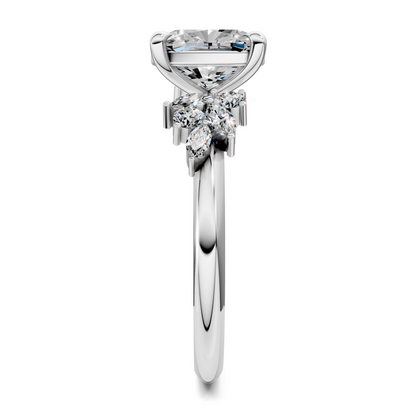 Alma Floral Cluster Ring