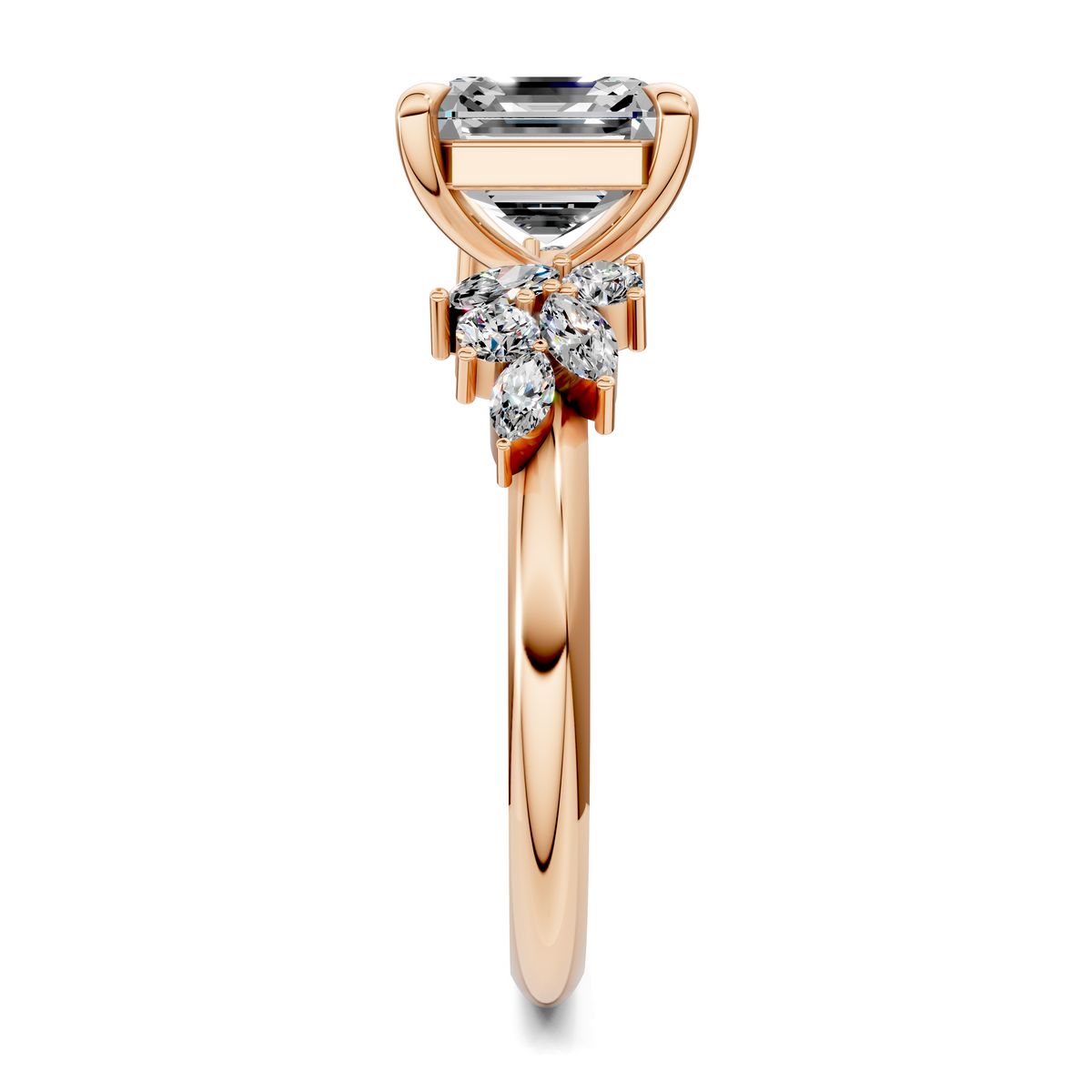 Alma Floral Cluster Ring