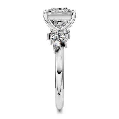 Alma Floral Cluster Ring