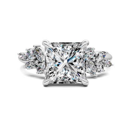 Alma Floral Cluster Ring