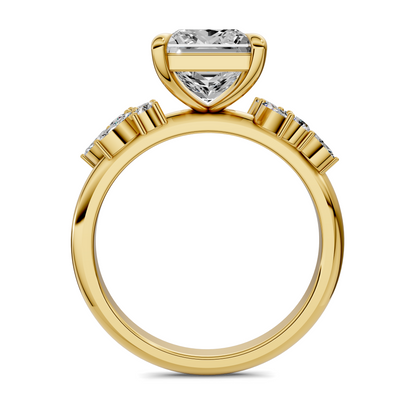 Alma Floral Cluster Ring