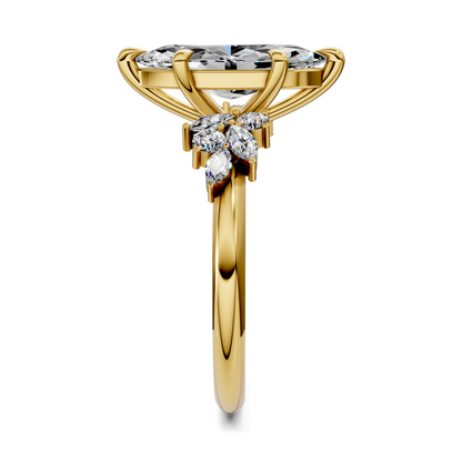 Alma Floral Cluster Ring