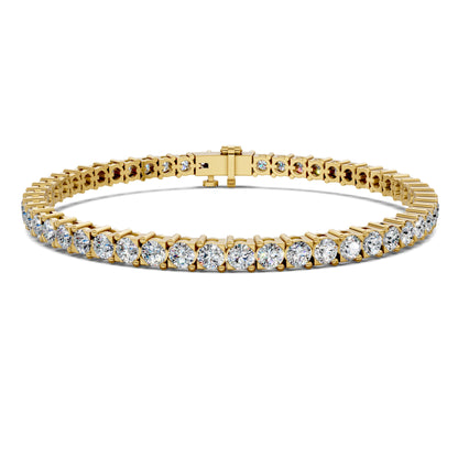 Cross Prong Tennis Bracelet (6.5 TCW)