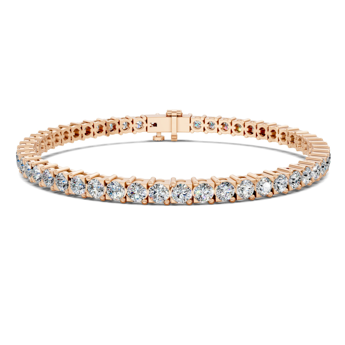 Cross Prong Tennis Bracelet (6.5 TCW)