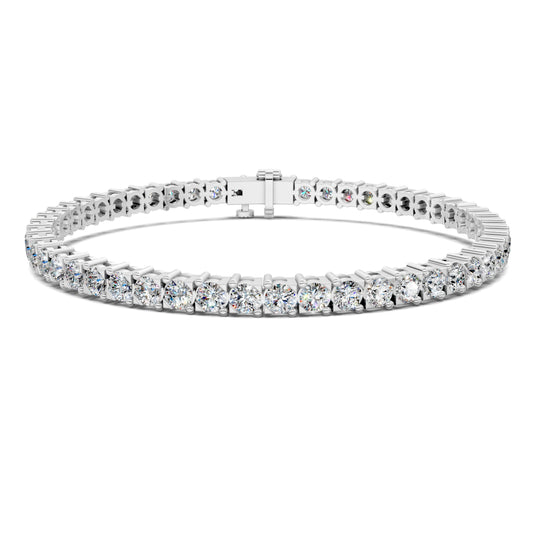 Cross Prong Tennis Bracelet (6.5ct)