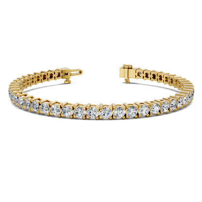 Cross Prong Tennis Bracelet (6.5 TCW)
