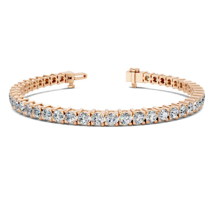Cross Prong Tennis Bracelet (6.5 TCW)
